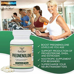 Prégnénolone - Troisième Fête Testé - 120 Capsules - Fabriqué Dans USA - 100mg