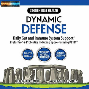 Stonehenge Health Dynamic Defensa - Probiótico & Prebiótico Booster Con