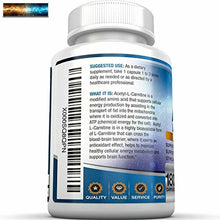 Cargar imagen en el visor de la galería, BRI Nutrition Acetilo L-CARNITINA - Natural Suplemento A Ayudar Boost Energía
