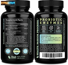 Cargar imagen en el visor de la galería, Probiotics and Prebiotics + SBO probiotics (60 Billion CFU 90 Capsules) Acidop
