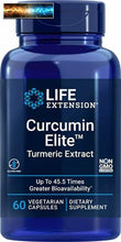 Carica l&#39;immagine nel visualizzatore di Gallery, Life Extension Curcumina Elite Curcuma Estratto – 270x Meglio Assorbimento Than
