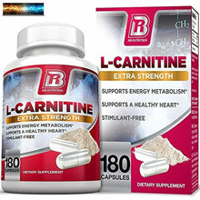 Load image into Gallery viewer, Bri L-CARNITINE - 1000mg Qualité Premium Carnitine Acide Aminé Supports Athlète
