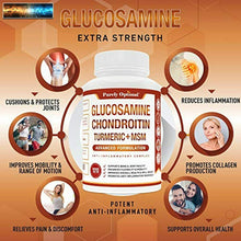 Cargar imagen en el visor de la galería, Premium Glucosamine Chondroitin MSM Supplement Tablets w/Turmeric &amp; Boswellia
