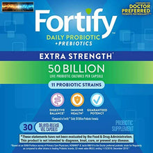 Charger l&#39;image dans la galerie, Nature’s Way Fortify Extra Strength Daily Probiotic, 50 Billion Live Cultures
