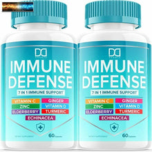 Carica l&#39;immagine nel visualizzatore di Gallery, Immunità Vitamine Supporto Sistema Booster 7 IN 1 Integratore Con Zinco 50mg,
