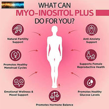 將圖片載入圖庫檢視器 Myo-Inositol Plus &amp; D-Chiro-Inositol Pcos Ergänzung Hilft Fördert Hormone B
