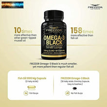 Load image into Gallery viewer, FREZZOR Omega 3 Negro - Perna Canaliculus Aceite,Hecho En Nueva Zelanda,UAF1000
