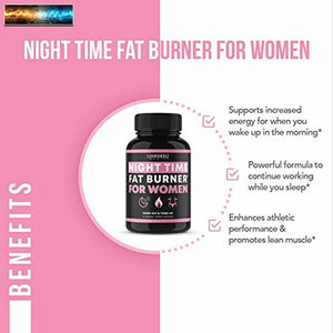 HAVASU NUTRITION Nuit Temps Brûleur de Graisse Pour Femme Sommeil Soins, Appétit