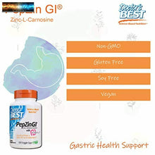 Load image into Gallery viewer, Doctor&#39;s Best Pepzin Gi, ZINCO-L-CARNOSINA Complesso, No-Ogm, Vegan, Gluten Free
