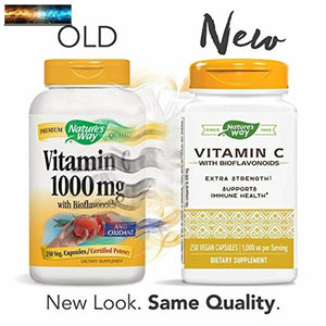 Nature's Way Vitamin C 1000 MG Mit Bioflavonoide ; Vitamin C für Portionen