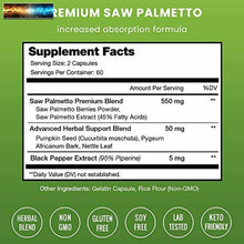 將圖片載入圖庫檢視器 Saw Palmetto Supplemento Per Prostata Salute [Extra Forza ] 600mg Complesso
