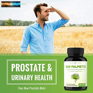 Saw Palmetto Supplemento Per Prostata Salute [Extra Forza ] 600mg Complesso