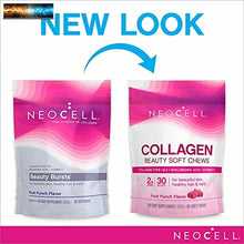 將圖片載入圖庫檢視器 NeoCell Beauté Rafales Collagène Doux Mâcher, 2,000mg Types 1 &amp; 3, Fruit P
