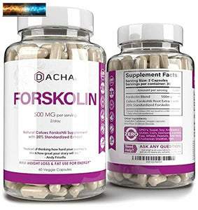 Naturale Forskolin Max Forza Formula- 500mg Coleus Estratto, Keto Dieta Pills Th