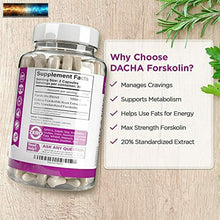 將圖片載入圖庫檢視器 Naturale Forskolin Max Forza Formula- 500mg Coleus Estratto, Keto Dieta Pills Th
