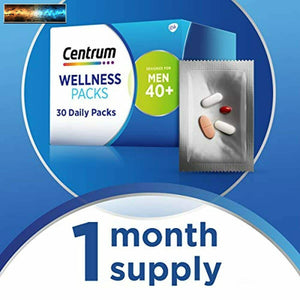 Centrum Bienestar Packs Diario Vitamina C 1000mg,Luteína 25mg Y Msm 1000mg Con A