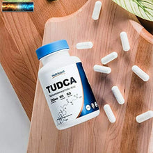 Carica l&#39;immagine nel visualizzatore di Gallery, Nutricost Tudca 250mg,60 Kapseln (Tauroursodeoxycholic Säure) - Premium Qualität
