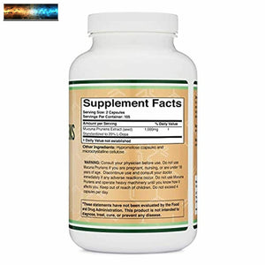 Mucuna Pruriens Extrait - Dopamine Stimulation Supplément - 210 Gélules 1 000mg