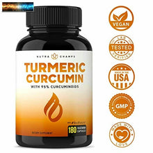 Load image into Gallery viewer, Curcuma Curcumina Con Bioperine 1500mg - 180 Pillole Con 95% Curcuminoidi Ext
