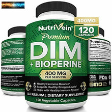 將圖片載入圖庫檢視器 Nutrivein Dim Supplemento 400mg Diindolilmetano Plus Bioperine - Mantenere
