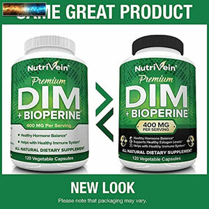 Nutrivein Dim Supplemento 400mg Diindolilmetano Plus Bioperine - Mantenere