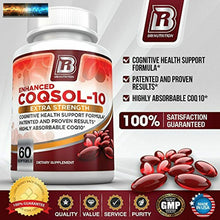 이미지를 갤러리 뷰어에 로드 , BRI Nutrition COQ10 100mg Ubiquinone Corazón Salud - 2.6X Higher Total Coenzima
