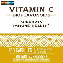 Carica l&#39;immagine nel visualizzatore di Gallery, Nature&#39;s Way Vitamine C 500 MG Avec Bioflavonoïdes ; 1000 MG pour Portion
