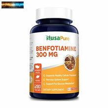 Load image into Gallery viewer, Benfotiamina 300mg 180 Cápsulas Vegetales (sin Gmo ,Vegano Y sin Gluten) Apoya
