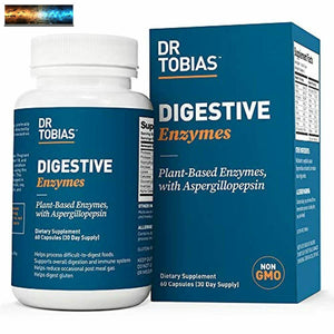 Dr.Tobias Enzimi Digestivi Supplemento, 60 Pillole