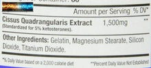 Cargar imagen en el visor de la galería, Serious Nutrition Solution Cissus XT, 1600 MG, 120 Végétarien Capsules
