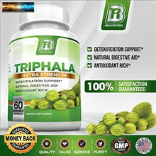 Load image into Gallery viewer, BRI Nutrition Triphala - 1000mg Vegetariano Himalaya Puro Estratto Plus - 30
