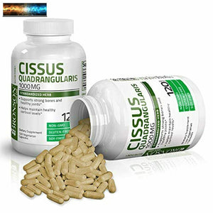 Bronson Cissus Quadrangularis Extrakt 1000 MG Kapseln - Stark Knochen & Gesund