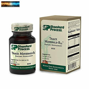 Standard Procédé Trace Minerals-B12 - Totalité Rate, OS Santé, Immune Support