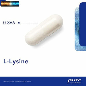 Pure Encapsulations L-LYSINE Amino Acido Supplemento Per Immune Supporto E Gum