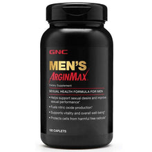 Load image into Gallery viewer, GNC Mens Arginmax Sexual Health Supplement Supports Blood Flow Vitality
