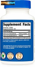 Load image into Gallery viewer, Nutricost Vitamin K2 (MK7) (100mcg) + Vitamin D3 (5000 Iu ) 120 Softgel - Gluten

