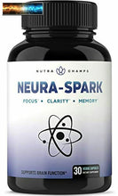 Load image into Gallery viewer, Neuraspark Premium Cerebro Suplemento Para Focus, Memoria, Energía, Clarity -

