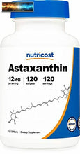 Load image into Gallery viewer, Nutricost Astaxanthin 12mg, 120 Softgel
