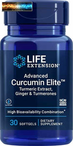 Life Extension Fortgeschrittene Curcumin Elite Kurkuma Extrakt,Rote & Turmerones