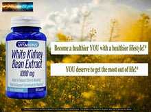 이미지를 갤러리 뷰어에 로드 , White Kidney Bean 1000mg – 180 Capsules – Supplement – H

