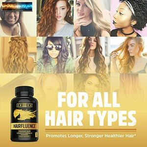 ZHOU Hairfluence Premium Pelo Crecimiento Fórmula Para Más ,más Fuerte,más
