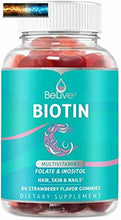 將圖片載入圖庫檢視器 Biotin Gummies with 5000mcg Hair Multivitamin for Women - Supports Hair Growth
