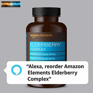 Elements Elderberry Complex, Immune System Support, 60 Berry Flavored Lozenges
