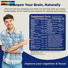Cargar imagen en el visor de la galería, Natures Craft&#39;s Mind Enhancement Supplement Natural Nootropic Pills for Men

