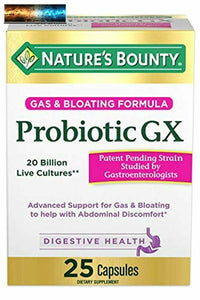 Probiótico, Para Ocasional Gas Y Distensión Dietética Fórmula By Nature's Bounty