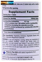 Load image into Gallery viewer, Acidophilus Probiotic by Nature&#39;s Bounty, Dietary Supplement,  100  or 120 count
