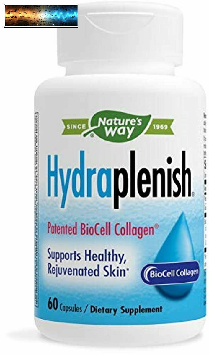 Nature’s Way Hydraplenish, with Patented BioCell Collagen, Supports Healthy Sk