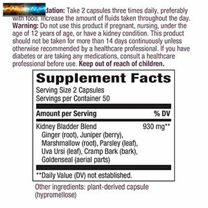 Nature's Way Kidney Bladder, 930 mg per Serving, Traditional Herbs Supplement, 1