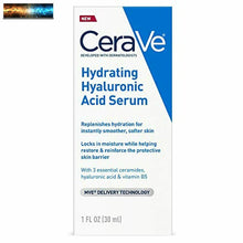 Load image into Gallery viewer, Cerave Hyaluronic Acid Serum for Face with Vitamin B5 and Ceramides Hydrating
