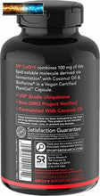 이미지를 갤러리 뷰어에 로드 , CoQ10 100mg Enhanced with Coconut Oil &amp; Bioperine (Black Pepper) for Better Abso
